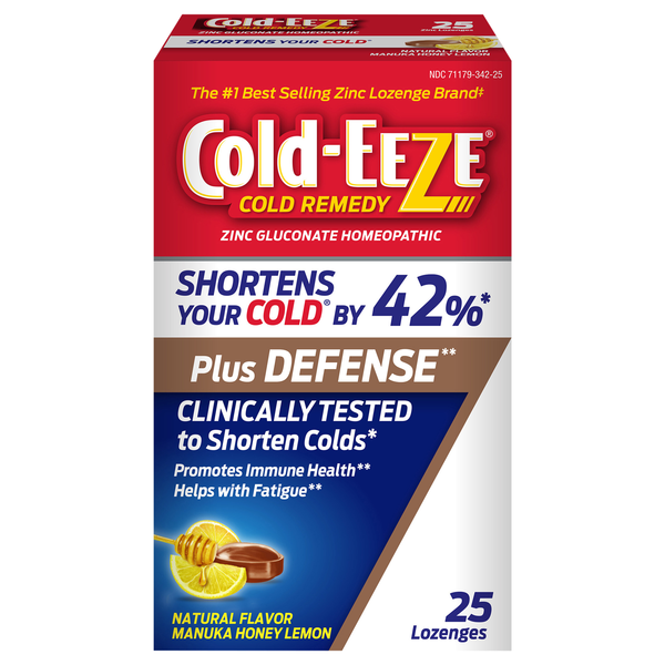 Cold-Eeze Plus Defense Manuka Honey Lemon Lozenges
