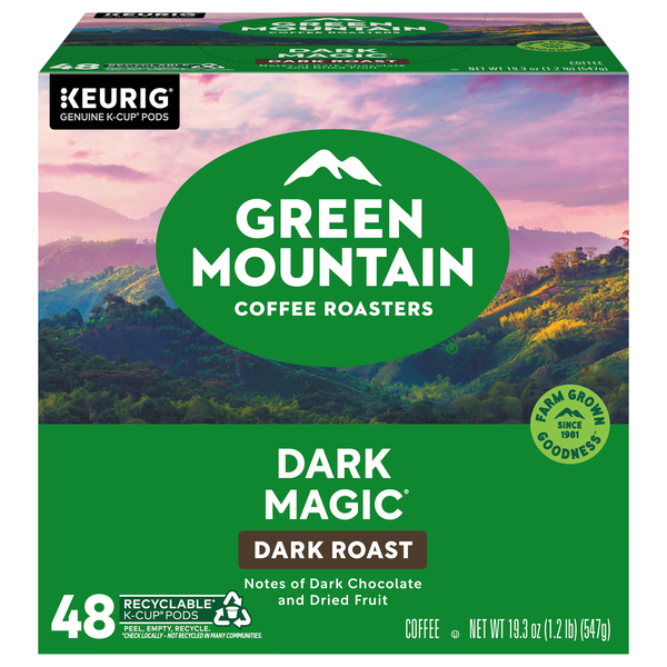 Green Mountain Dark Magic Dark Roast K-Cup Coffee Pods