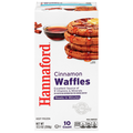Hannaford Cinnamon Waffles - 10 ct Frozen