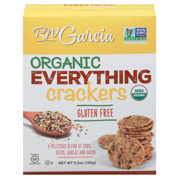 RW Garcia Organic Gluten Free Everything Crackers