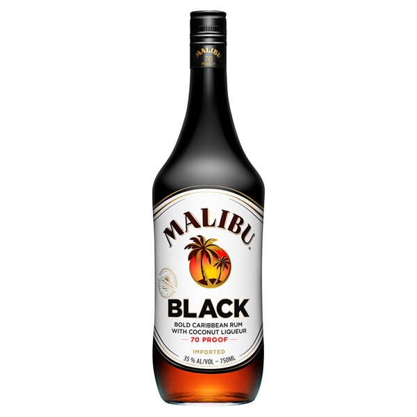 Malibu Black Bold Caribbean Rum with Coconut Liqueur