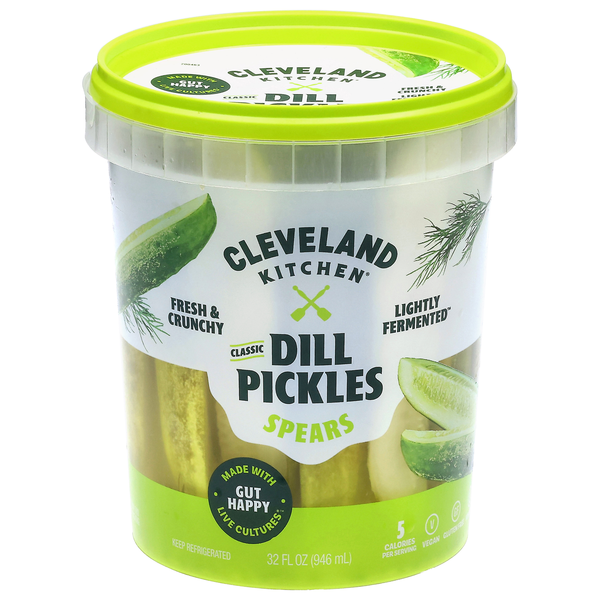 Cleveland Kitchen Classic Dill Pickle Spears Refrigerated