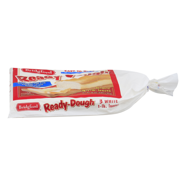 Save on Bridgford ReadyDough White Loaves Frozen 3 ct Order Online