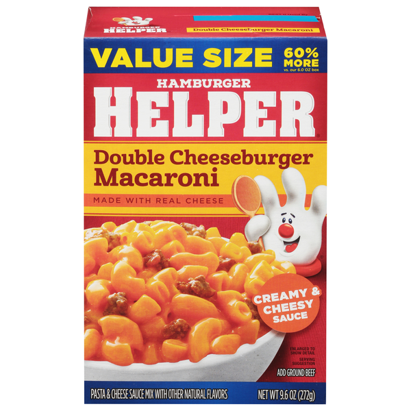 Hamburger Helper Double Cheeseburger Macaroni Value Size