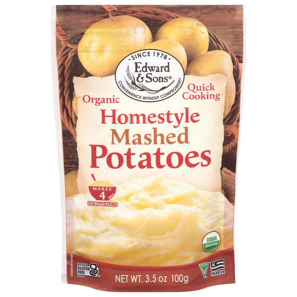 Edward & Sons Organic Gluten Free Homestyle Mashed Potatoes