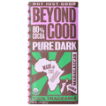 Beyond Good Organic Madagascar Pure Dark Chocolate Candy Bar 80% Cocoa