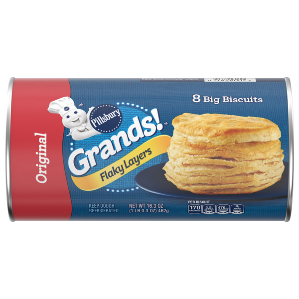 Pillsbury Grands! Flaky Layers Original Biscuits - 8 ct
