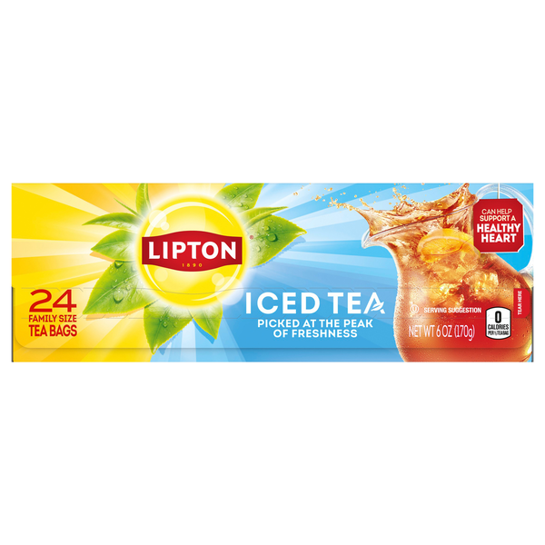 Lipton Iced Tea Bags Family Size