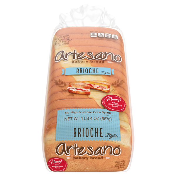 Artesano Bakery Brioche Thick Sliced Bread