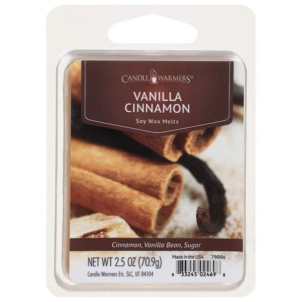 Candle Warmers Soy Wax Melts Vanilla Cinnamon