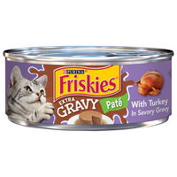 Friskies Extra Gravy Pate Turkey in Gravy Adult Wet Cat Food