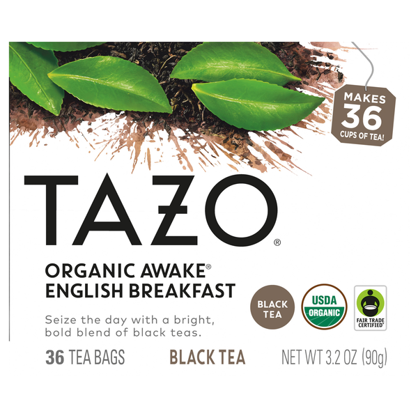 Tazo Regenerative Organic Awake English Breakfast Black Tea Bags