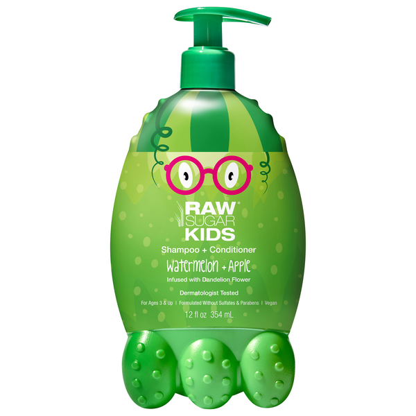 Raw Sugar Kids Watermelon + Apple Shampoo & Conditioner