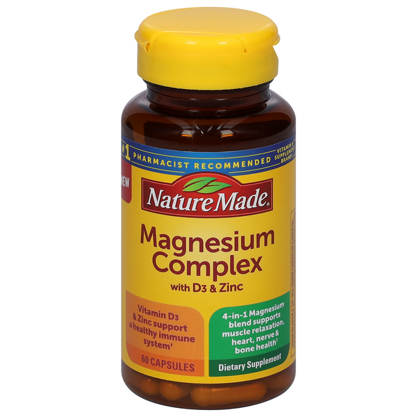 Save on Nature Made Magnesium Complex with D3 & Zinc Capsules Order