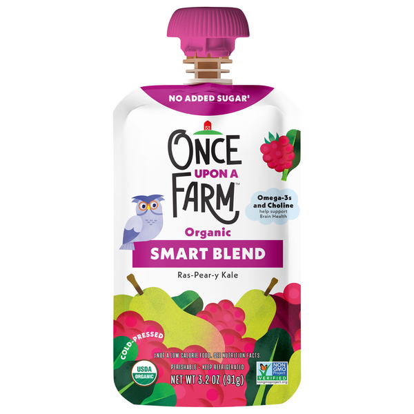 Once Upon a Farm Organic Smart Blend Ras-Pear-y Vanilla