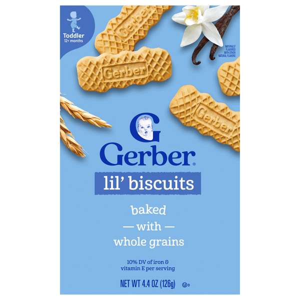 Gerber Snacks Toddler Lil' Biscuits with Whole Grains