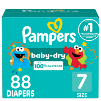 Pampers Baby-Dry Size 7 Baby Diapers 26-50 lbs | MARTIN'S