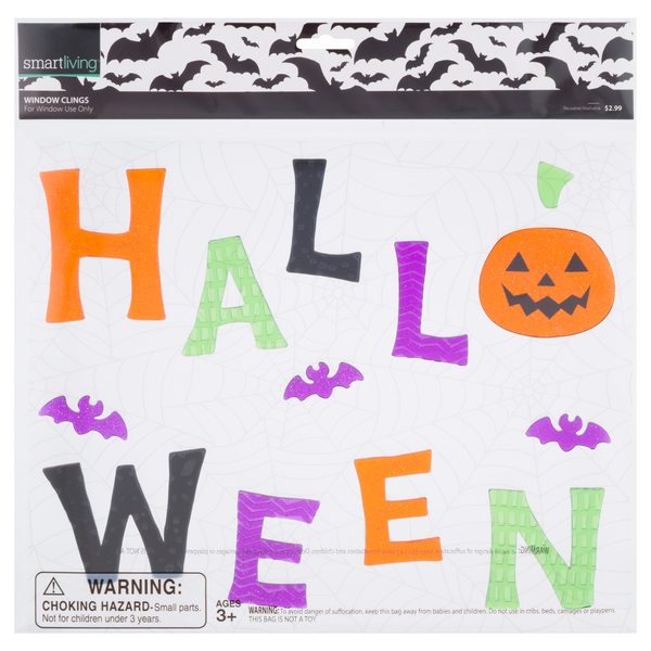 Save on Smart Living Window Clings Halloween Order Online Delivery Giant