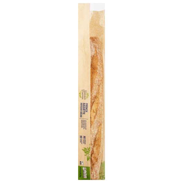 Nature's Promise French Baguette Artisan Bread Unsliced