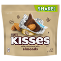 Hershey's KISSES Milk Chocolate Candy with Almonds Share Pack