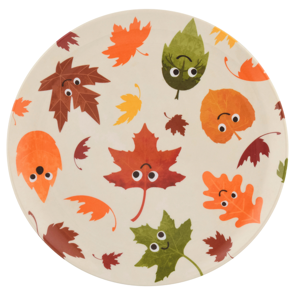 Smart Living Harvest Salad Plate Leaves