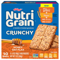 Nutri Grain Crunchy Honey Oat Flax Bars - 10 ct