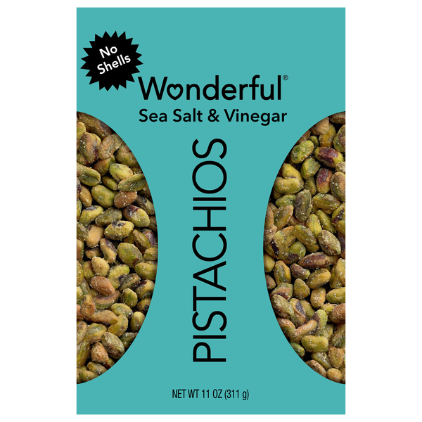 Wonderful No Shells Sea Salt & Vinegar Pistachios
