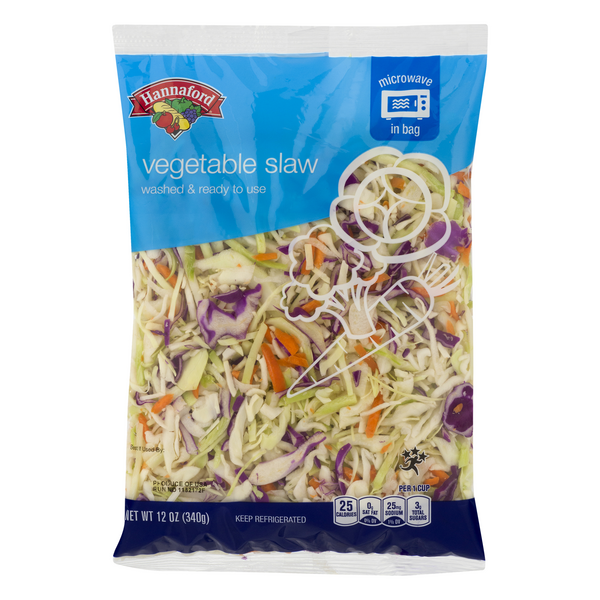 Hannaford Vegetable Slaw Microwaveable Bag