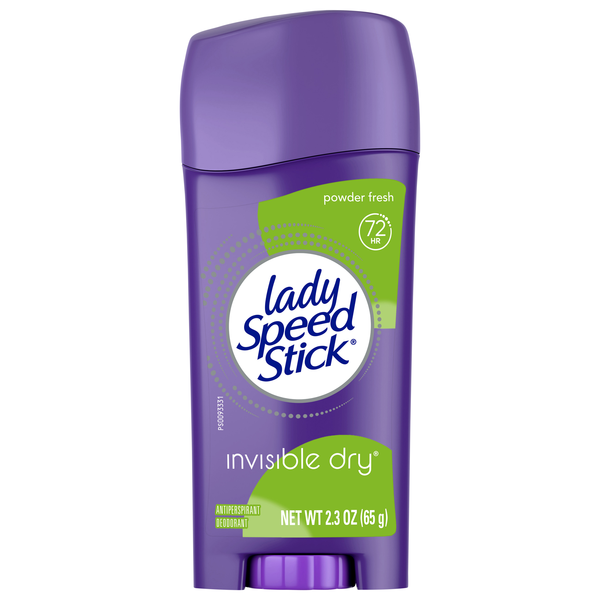 Lady Speed Stick Powder Fresh Antiperspirant Deodorant Invisible Dry
