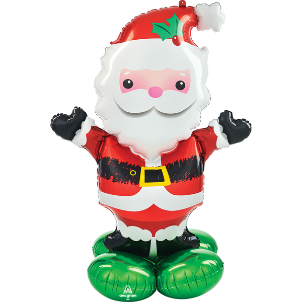 AirLoonz Christmas Santa Decorative Air-Filled Balloon