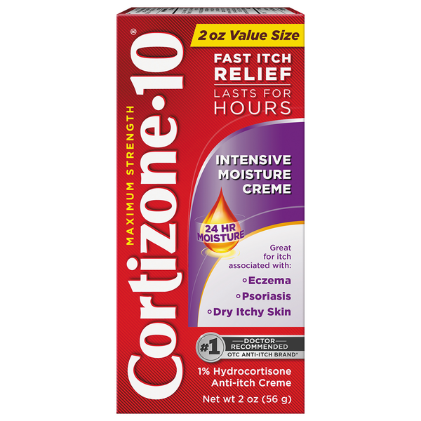 Cortizone-10 1% Hydrocortisone Anti-Itch Creme Intensive Moisture