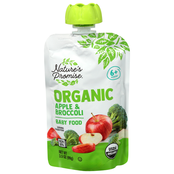 Nature's Promise Organic Baby Food Apple & Broccoli