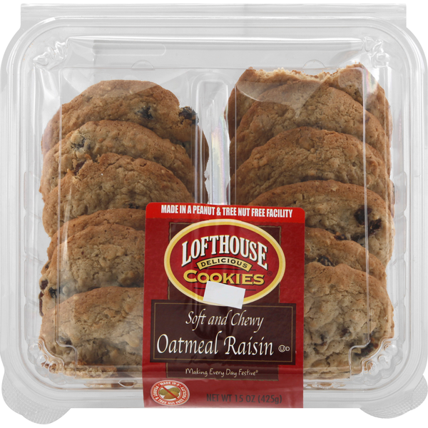 Lofthouse Oatmeal Raisin Cookies - 12 ct
