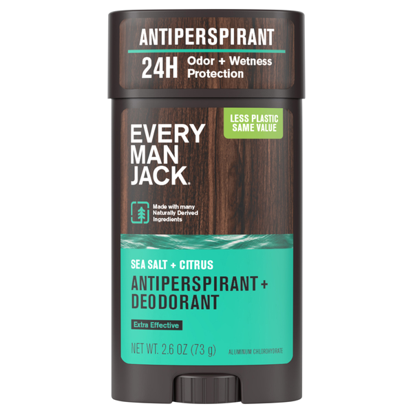 Every Man Jack Sea Salt Antiperspirant + Deodorant Stick
