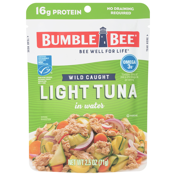 Bumble Bee Wild Caught Light Tuna in Water