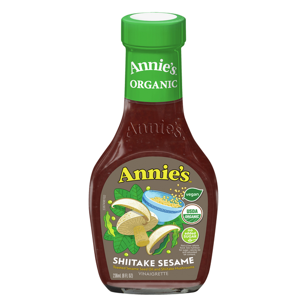 Annie's Organic Vegan Shiitake Sesame Vinaigrette Dressing