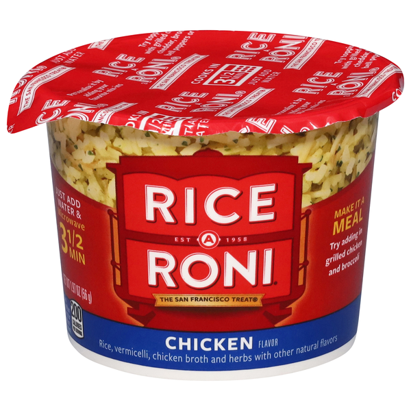 Rice-A-Roni Chicken Flavor Cup Microwave