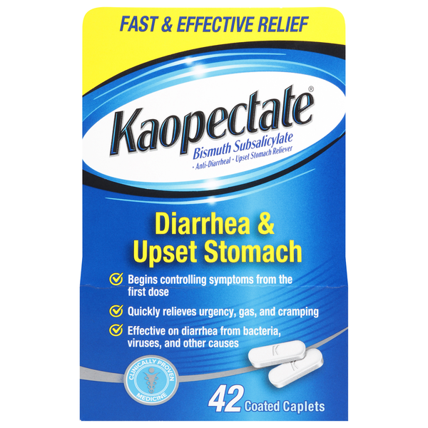 Kaopectate Diarrhea & Upset Stomach Coated Caplets