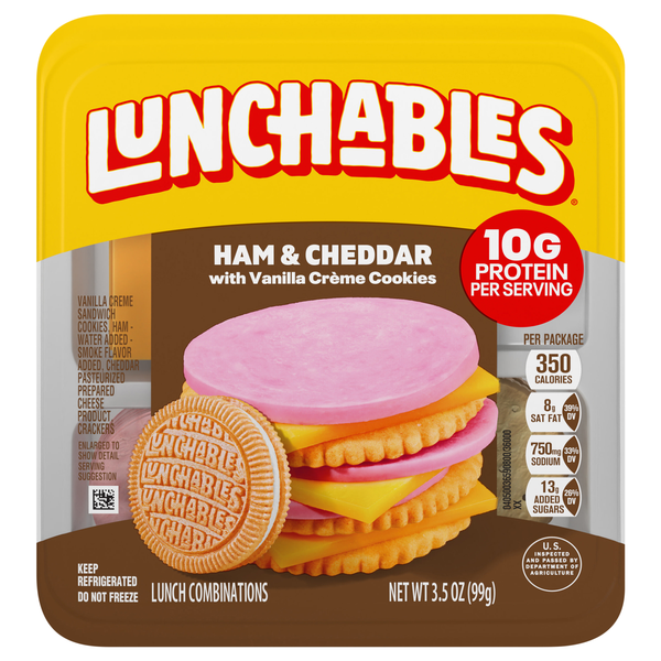 Lunchables Cracker Stackers Ham & Cheddar