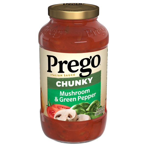 Prego Chunky Mushroom & Green Pepper Italian Pasta Sauce