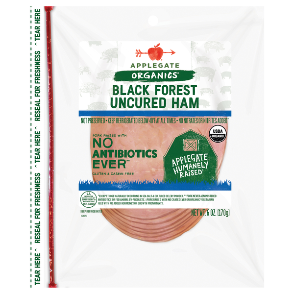 Applegate Organics Uncured Black Forest Ham