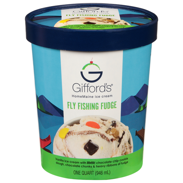 Gifford's Fly Fishing Fudge HomeMaine Ice Cream