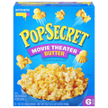Pop Secret Movie Theater Butter Microwave Popcorn - 6 ct