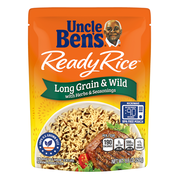 Save on Uncle Ben's Ready Rice Long Grain & Wild Rice with 23 Herbs