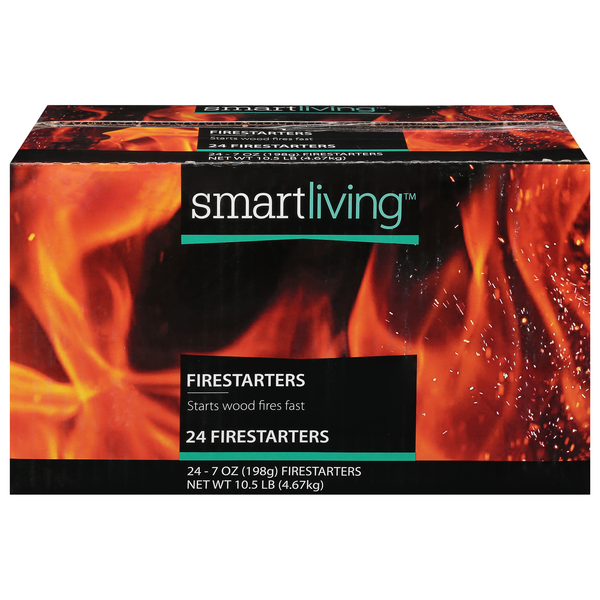 Smart Living Fire Starters - 24 ct