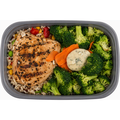 Giant Freshly Made Meal Grilled Salmon Microwavable