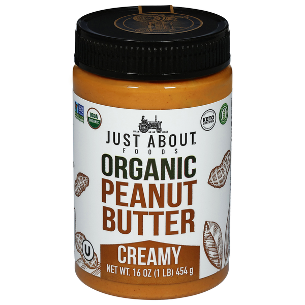Just About Foods Organic Creamy Peanut Butter