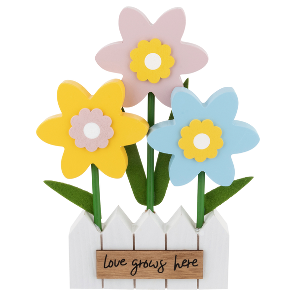 Smart Living Spring Wood Decor Love Grows Here