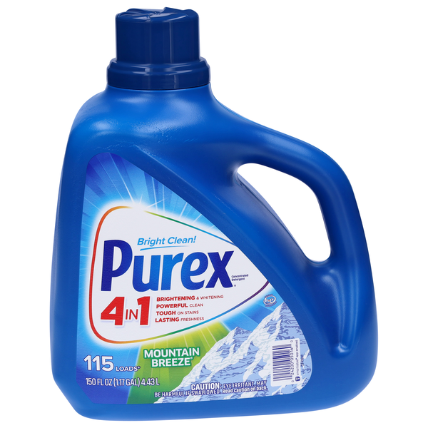 Purex Bright Clean 4-n-1 Mountain Breeze Liquid Laundry Detergent