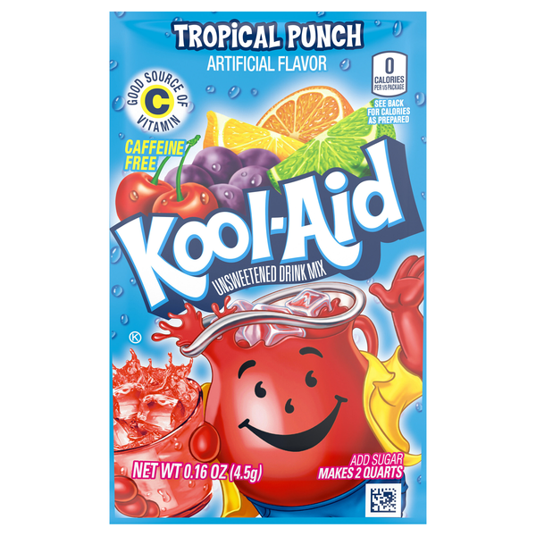 Kool-Aid Unsweetened Tropical Punch Drink Mix